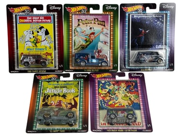 HOT WHEELS Disney Toy Car Vintage Collection Lot