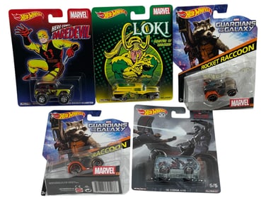 HOT WHEELS Marvel Galaxy of the Guardians Toy Car Vintage Collection Lot