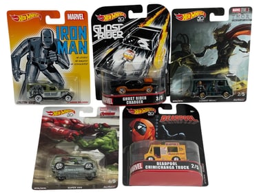 HOT WHEELS Marvel Toy Car Vintage Collection Lot