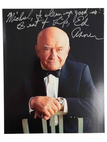 Ed Anser Signed Photograph