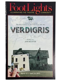 Jim Beaver Singed Footlights Theatre Pamphlet