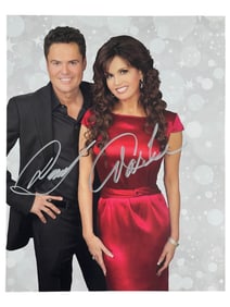 Donny & Marie Autographed Signed 8x10 Photo