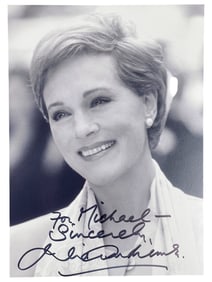 Julie Andrews Signed Autographed 5x7 Photograph