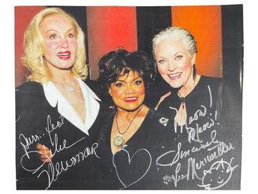 Catwoman - Julie Newmar Eartha Kitt & Lee Meriwether Signed Photograph