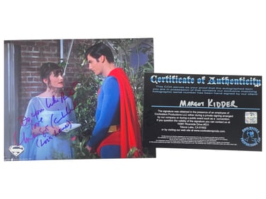 Margot Kidder - Lois Lane Superman: The Movie Signed Photograph with COA