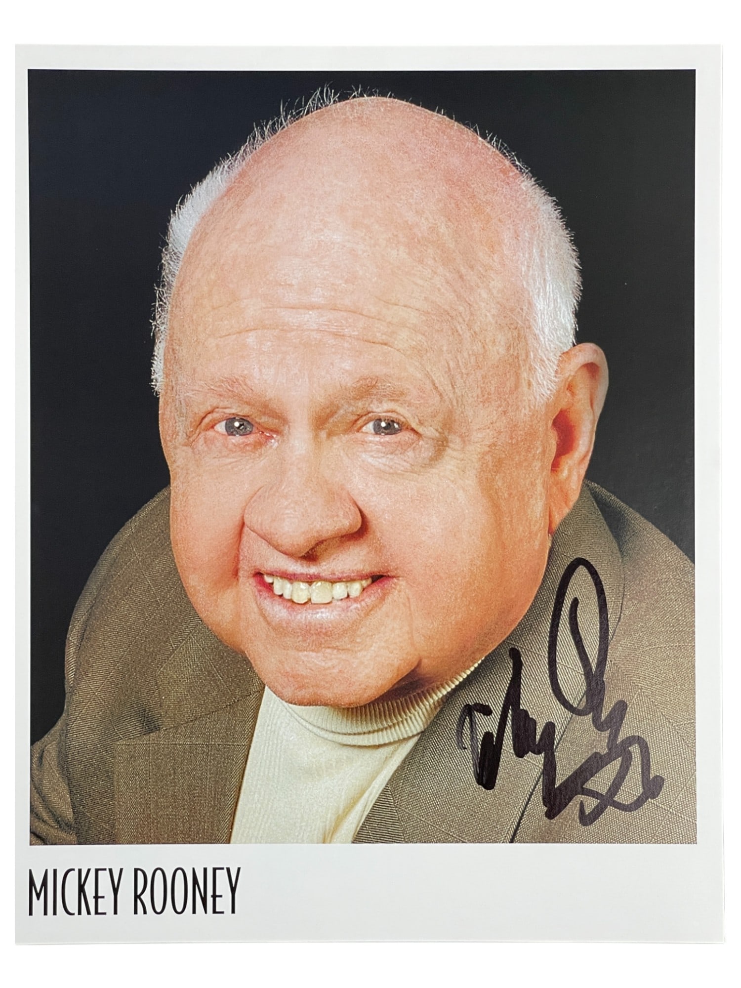 Mickey Rooney - Signed 8x10 Color Photograph (1 of 4)