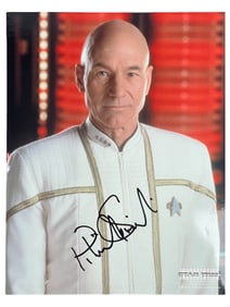 Patrick Stewart - Star Trek Signed 8x10 Color Photograph