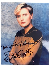 Denise Crosby - Star Trek Tasha yar Signed 8x10 Color Photograph