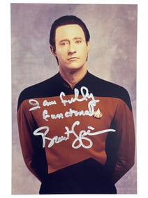 Brent Spiner - Data Star Trek Autographed 8x10 Photograph