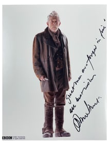 John Hurt - Doctor Who "War Doctor" Signed 8x10 Color Photograph
