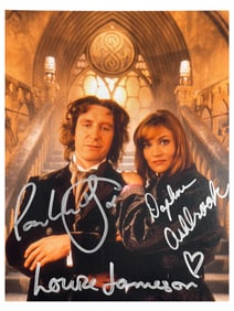 Paul McGann & Daphne Ashbrook - Doctor Who Signed 8x10 Photograph