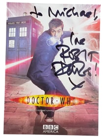 David Tennant - Doctor Who Signed Postcard
