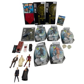 Vinatege MIB and Doctor Who Star Trek Toys Action Figure Collection Lot