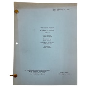 A Comedy of Terrors - The Ghost Writer 1989 Final Draft Script