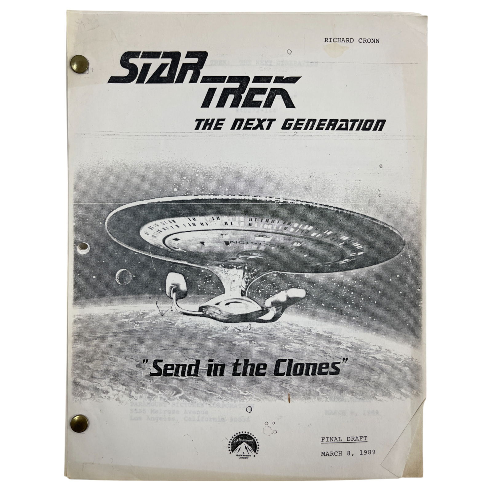 Star Trek: The Next Generation Framed Romulan Lcars