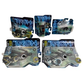 Vintage Tron Action Toys Figure Collection Lot
