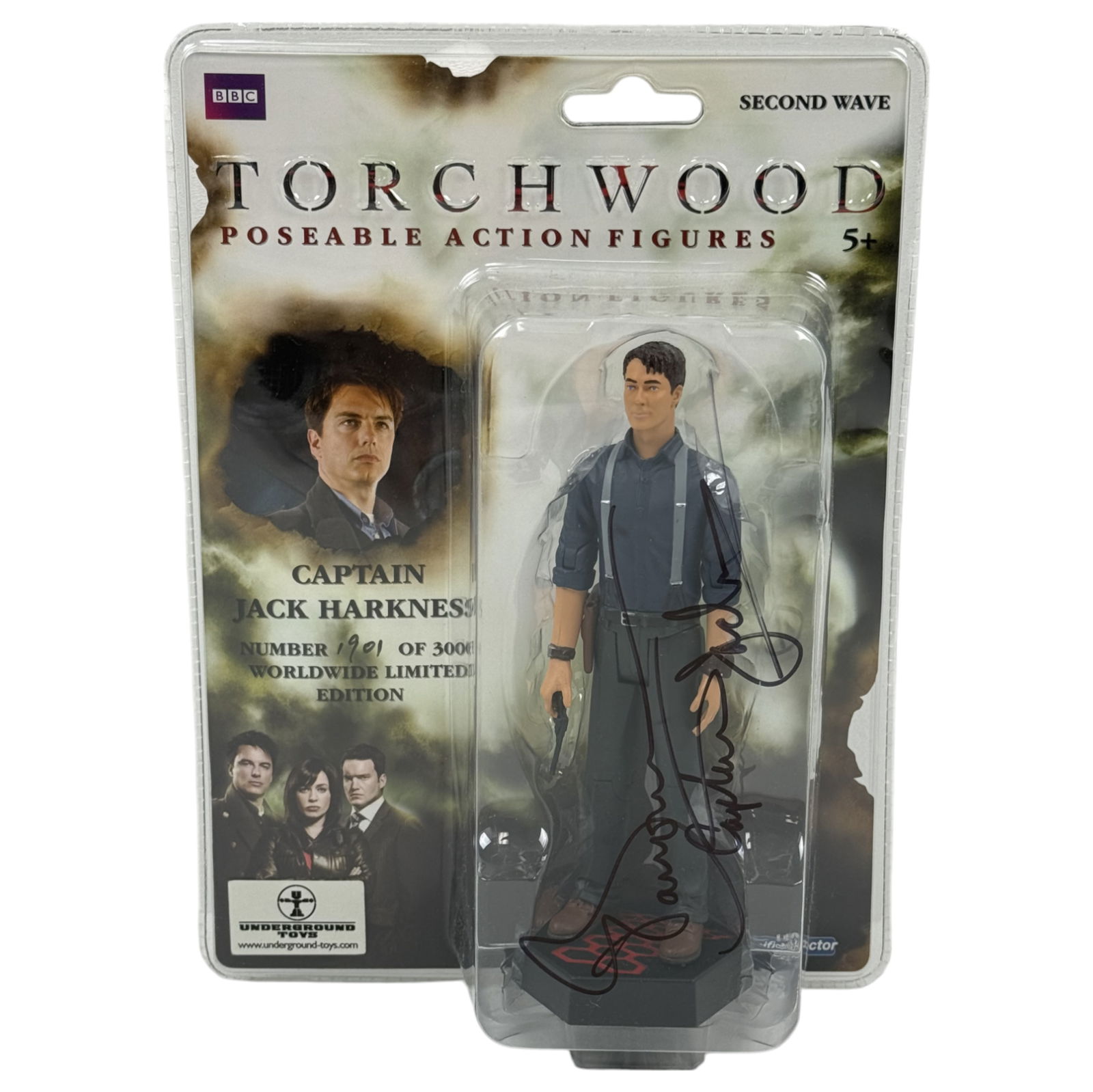 Torchwood - Captain Jack Harkness LE 1901/3000 Action Figure Signed by Josh Barrowman: Torchwood - Captain Jack Harkness LE 1901/3000 Action Figure Signed by Josh Barrowman