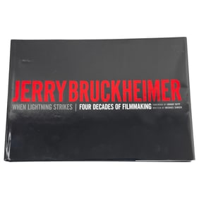 Jerry Bruckheimer - When Lightning Strikes | Four Decades of Filmmaking Signed by Jerry Bruckheimer