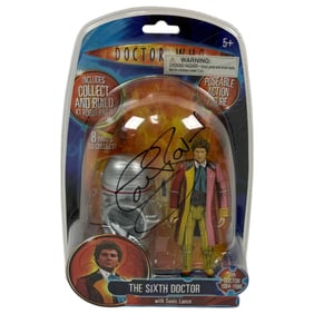 Doctor Who - The Sixth Doctor Action Figure Signed by Colin Baker