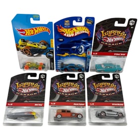 HOT WHEELS Larry's Garage Assorted Toy Car Vintage Collection Lot