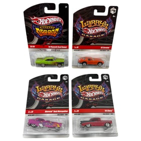 HOT WHEELS Larry's Garage Assorted Toy Car Vintage Collection Lot