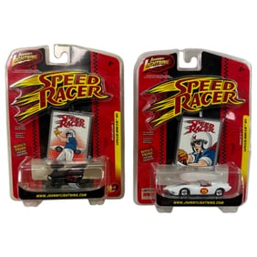 JOHNNY LIGHTNING SPEED RACER TOY CAR LOT