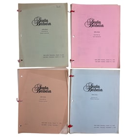 Vintage Santa Barbara Show Movie Script 1988 Collection Lot 4