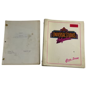 Rare Vintage Screwface and Universal Studios Movie Script