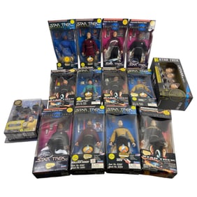 Vintage Acttion Figure Toys Collection Lot Star Trek Lot of 16