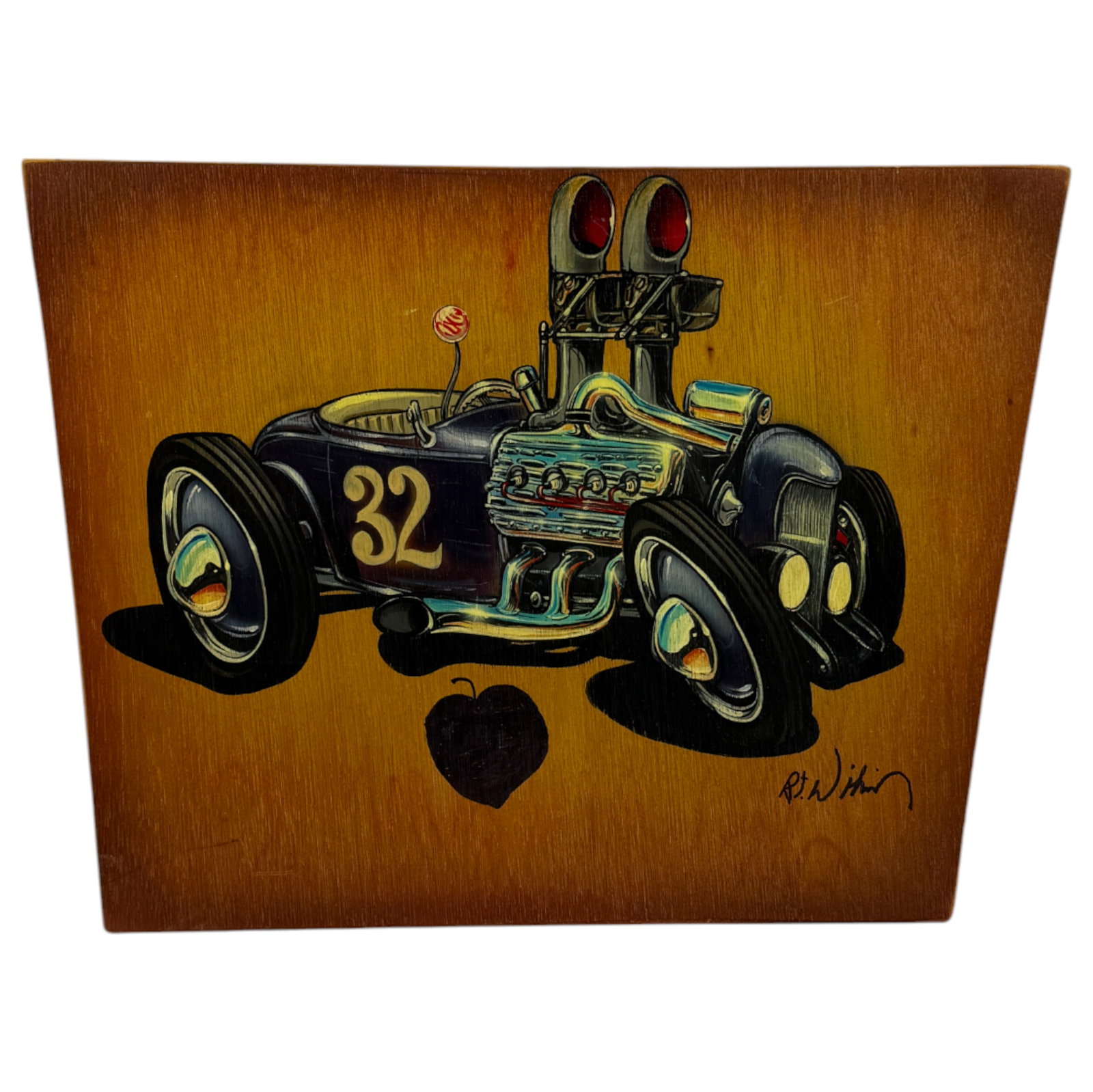 32 Hot Rod Artwork Signed Lower Right Robert Wiliams (1 of 4)