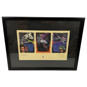 Star Wars Print Lucasfilms 1997 Signed Numbered in Pencil