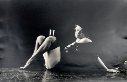 Milton Greene - Marilyn Monroe Black Sitting Signed Stamped and Dated Original Photograph