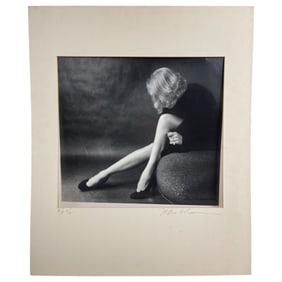 Milton Greene - Marlene DietrichArtist Proof B&W Photograph Stamped Signed Dated