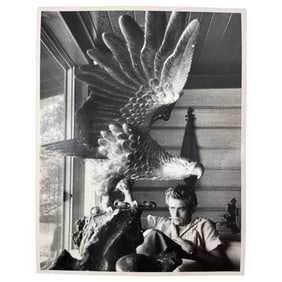 Original Sanford Roth - Photograph of James Dean Stamped