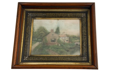 Pastel and Charcoal on Paper Signed Alfred Sisley