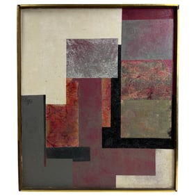 Hans Hofmann Oil Painting on Board Veluti in Speculum