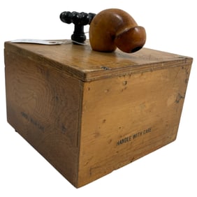 MARCEL DUCHAMP French (1887-1968) Mixed Media Wood Box Sculpture Signed