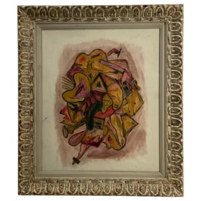 Arshile Gorky (1904-1948) Oil on Linen Painting Signed in Center