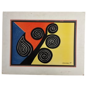 Alexander Calder - Autumn Offset Lithograph 1969