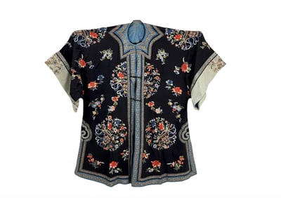 Antique Chinese Silk Robe