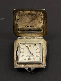 E. Gubelin Lucerne Sterling Silver Small Eterna Watch