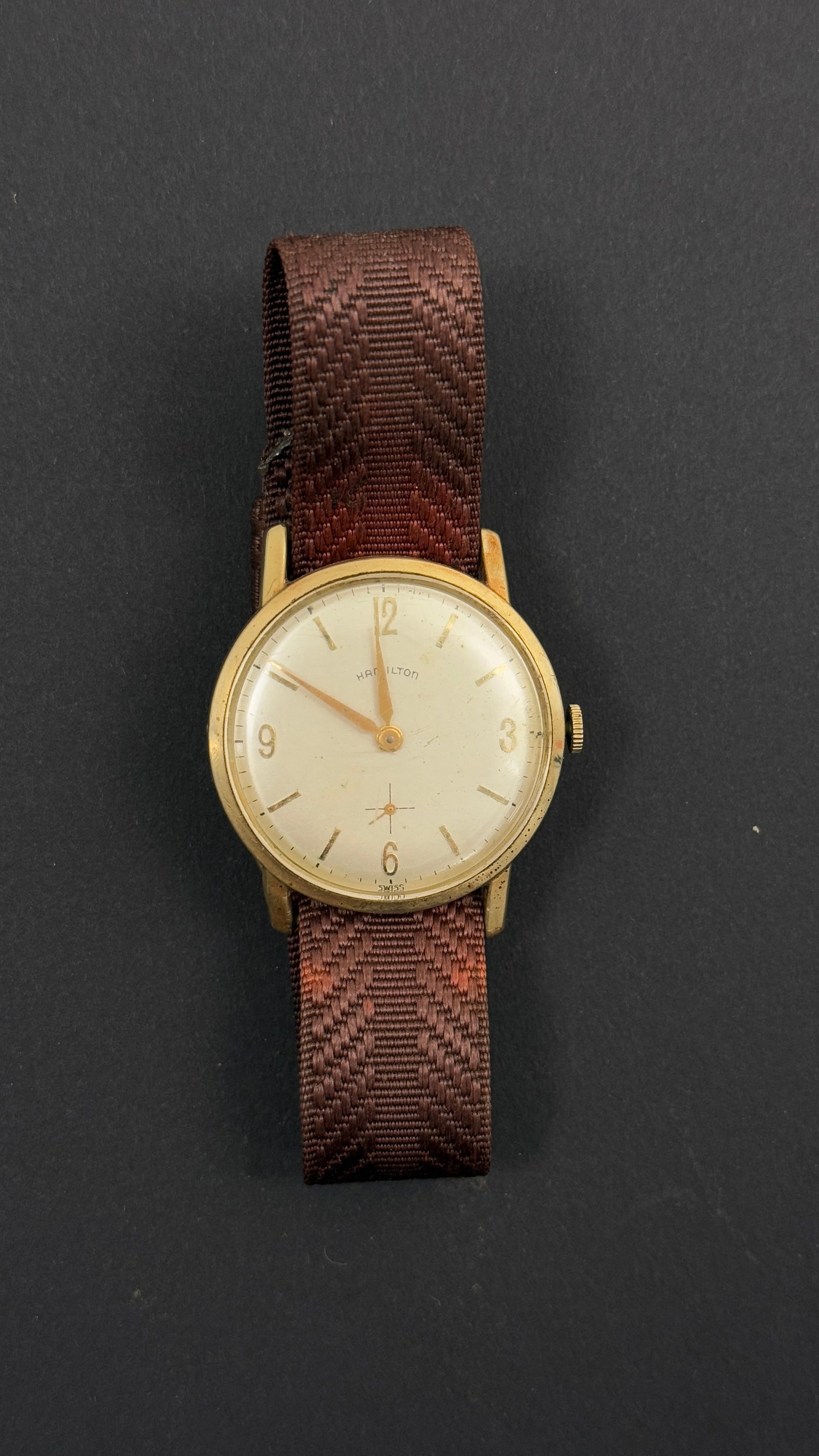 Vintage Hamilton K035 1950's Men's Wristwatch: Vintage Hamilton K035 1950's Men's Wristwatch. Watch is running, no service history.