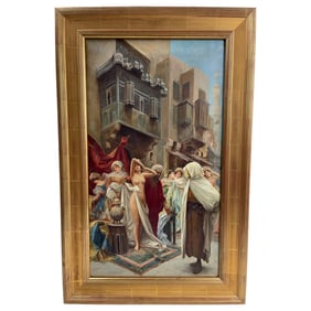 After Fabio Fabbi (Italy, 1861-1946) Le Marche Aux Esclaves