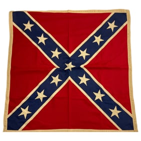 Antique Confederate 13 Star Flag