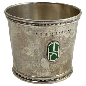 Willshire Handicap - Tiffany & Co. Sterling Silver Lucie Manet Chris McCarron 1978 Award