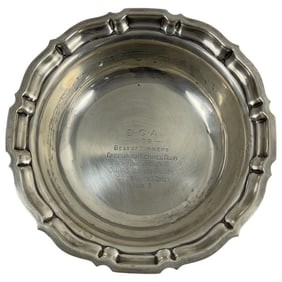 DCA 1939 Greenwich Kennel Club Champ Bonsoo Chukker Sterling Silver