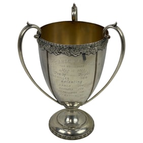 St. Carlo Handicap Award Won by Achilles 1901 Sterling Silver