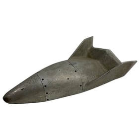 Extremely Rare NASA Metal Space Shuttle Used for Testing Wind and Air Resistance in Wind Tunnels