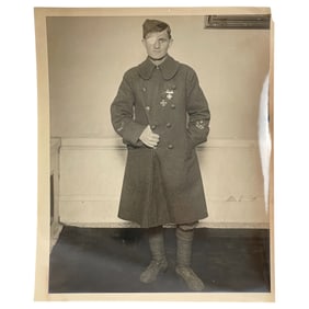 Original WW1 Press Photograph 1st Engineer Andrew Ferguson