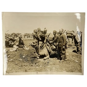 International Film Service Arabian State of Hedjaz Army Cause Press Photo
